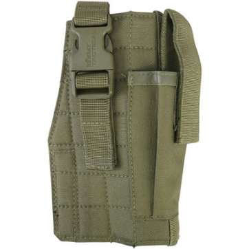 KombatUK Gun Holster with Mag Pouch - Molle - Coyote